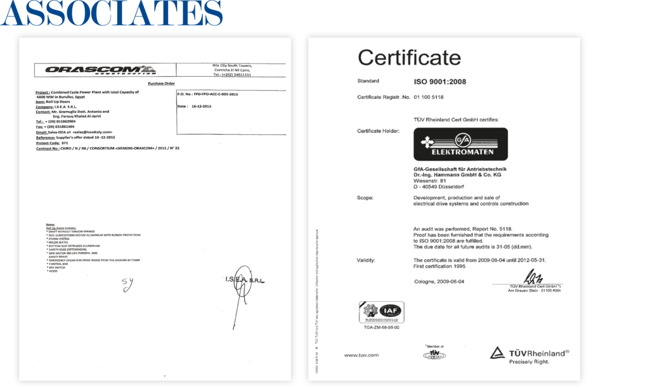 Associates : Electrical Drive Systems & Controls Construction