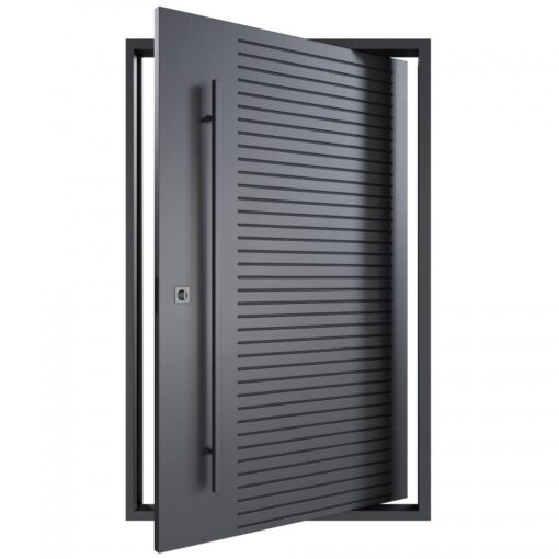 STRIPED SINGLE ENTRY PIVOT DOOR LEFT HAND INSWING - Image 2