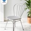 tapered leg metal chair