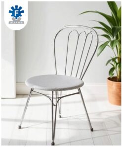 tapered leg metal chair