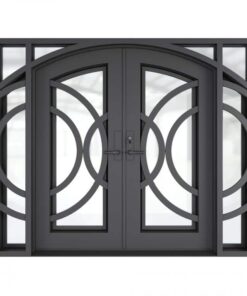 SEMI CIRCLE LARGE DOUBLE ENTRY DOOR