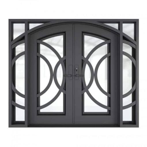 SEMI CIRCLE LARGE DOUBLE ENTRY DOOR