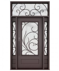 ORNAMENTED MEDIUM SINGLE ENTRY DOOR