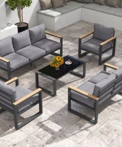 METAL GARDEN FURNITURE SET