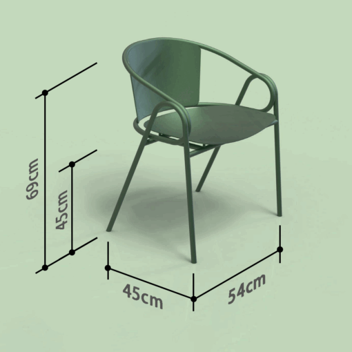 MODERN METAL CHAIR - CUSTOM - Image 2