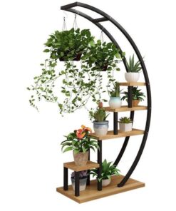 SEMI-CIRCLE METAL SHELVES
