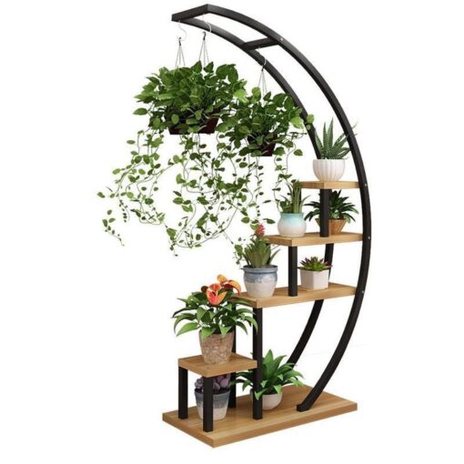 SEMI-CIRCLE METAL SHELVES