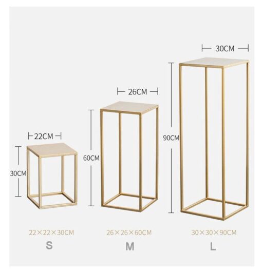 METAL BLACK CORNER TABLE SET - Image 2