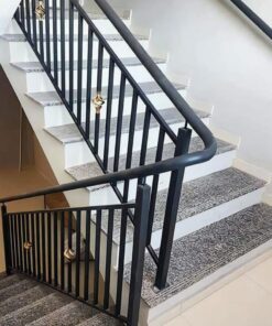 decorated black and gold handrail-09